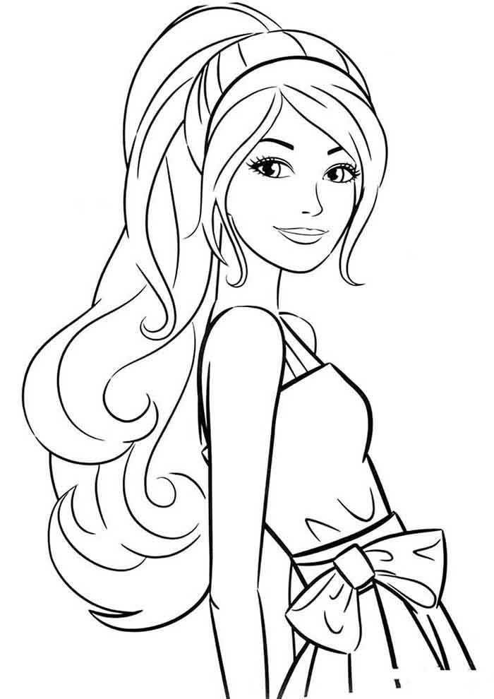 Desenhos Da Barbie Para Colorir Artes Pronta