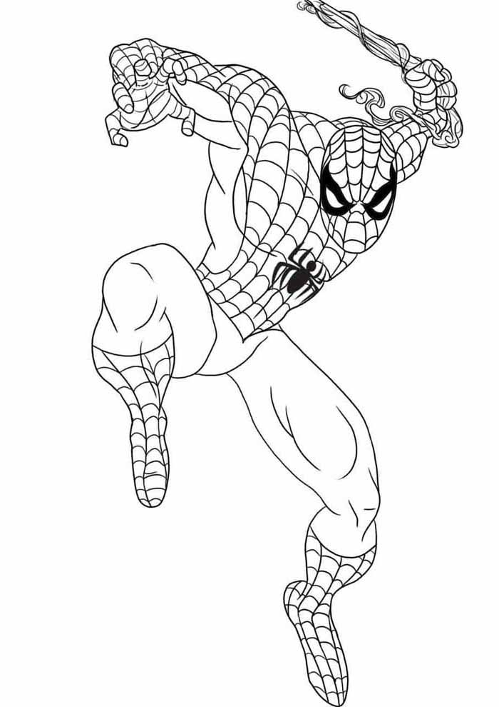 Homem-Aranha para Colorir